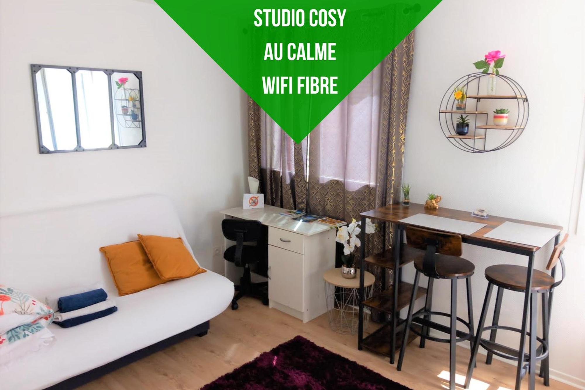 Le Zen -Studio Tout Equipe- Wifi Fibre- Centre Ville Avec Parking Tarbes Zewnętrze zdjęcie